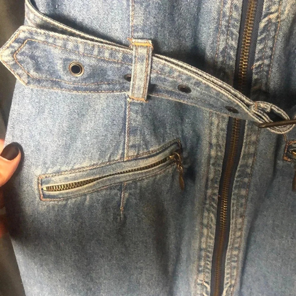 Vintage‎ Denim Dress - Picture 5 of 8